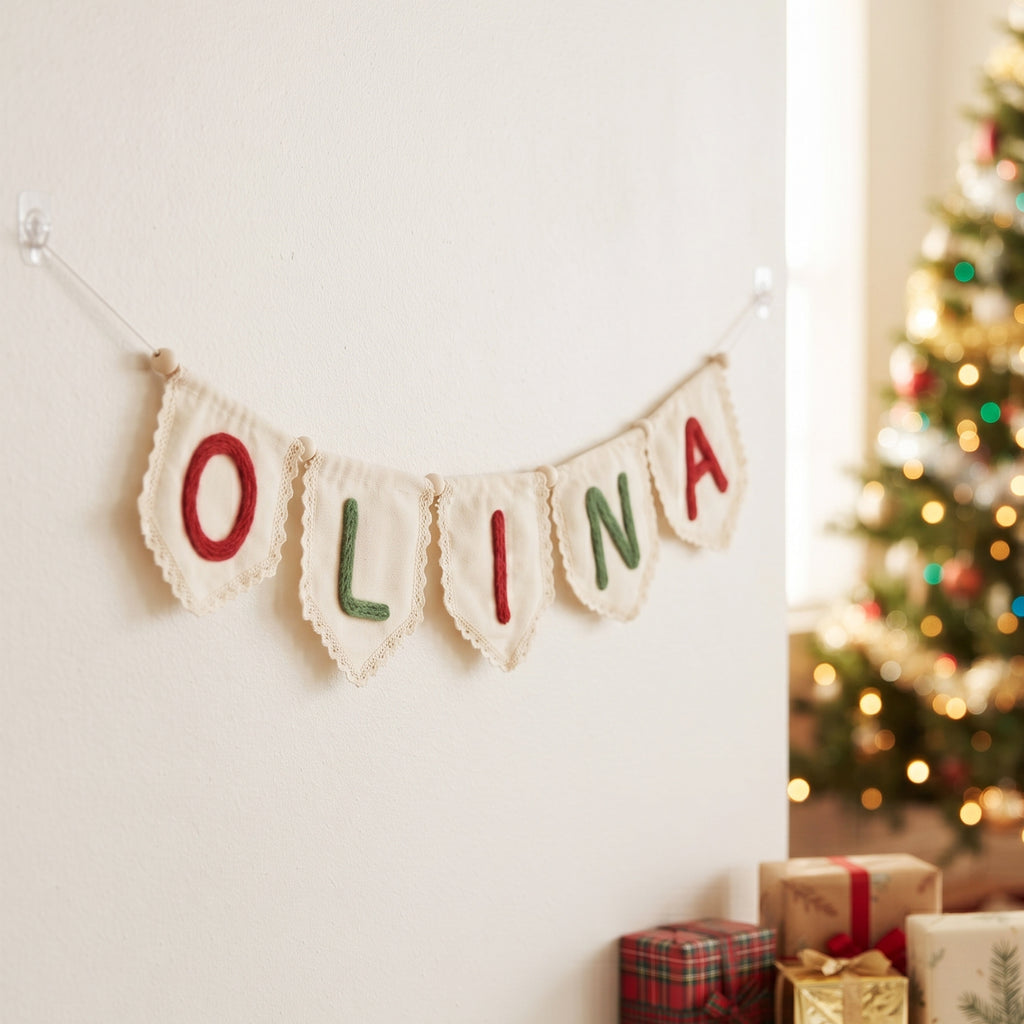 Christmas Name Banner