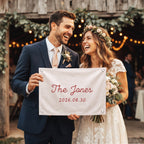 Yarn Name Guest Book with Wedding Date