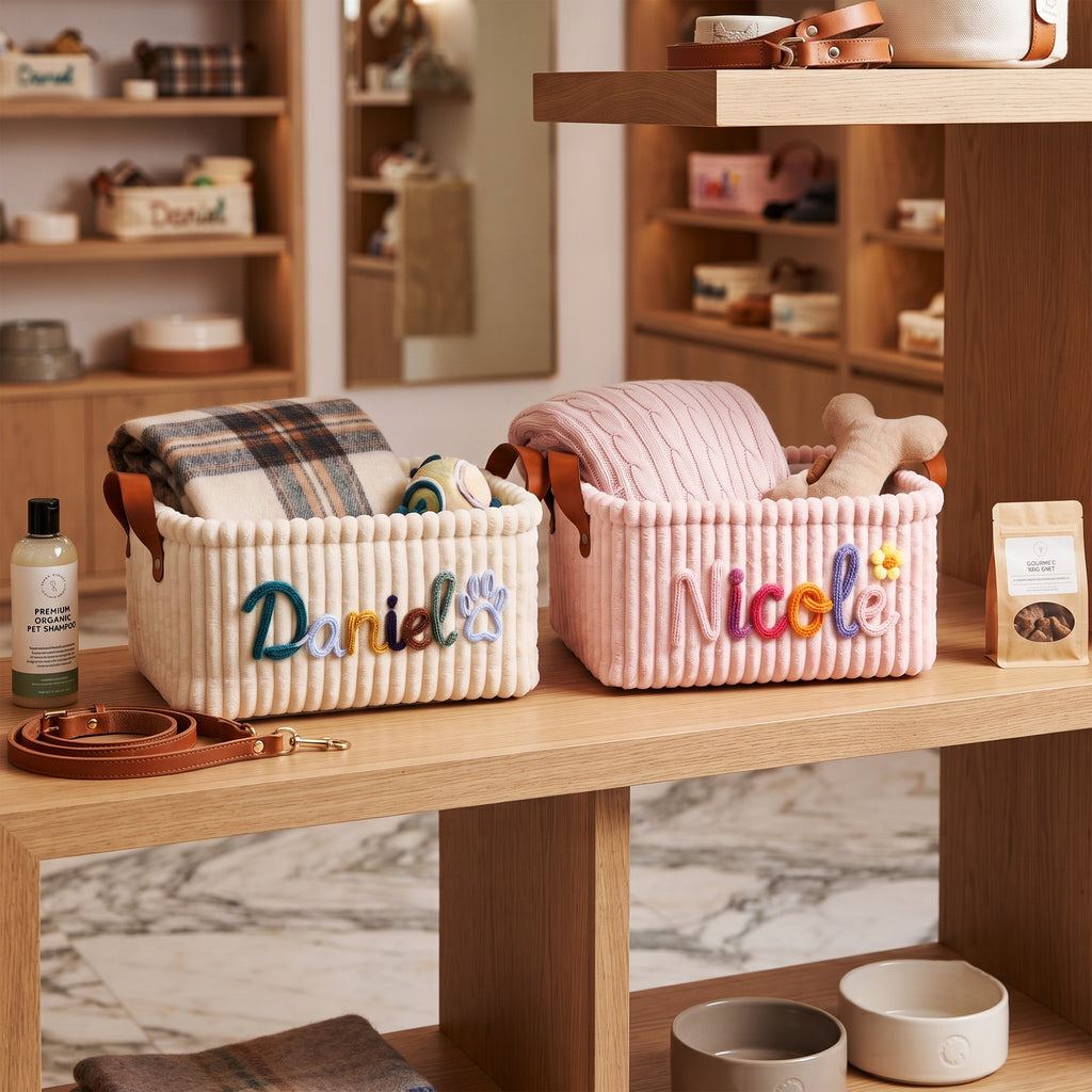 Custom Pet Toy Storage Basket