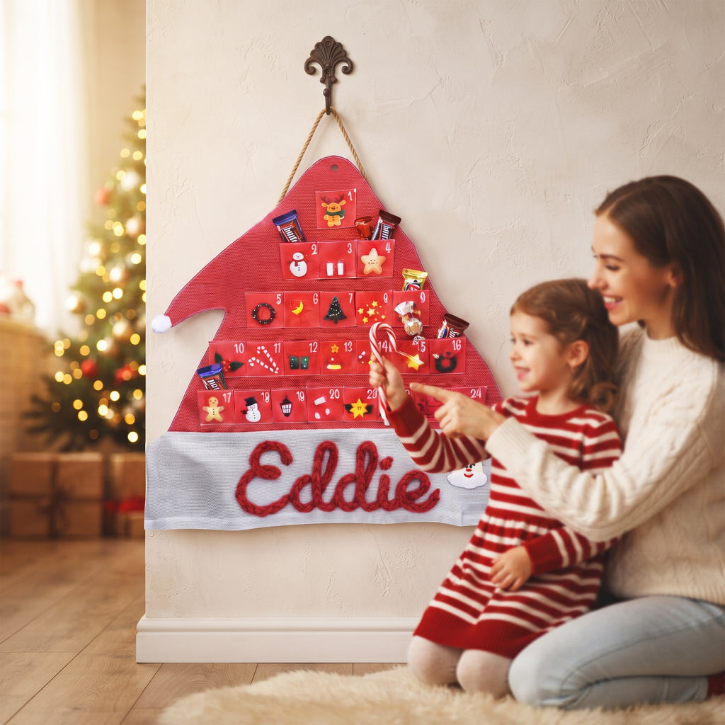 Personalized Fabric Advent Calendar with Pockets