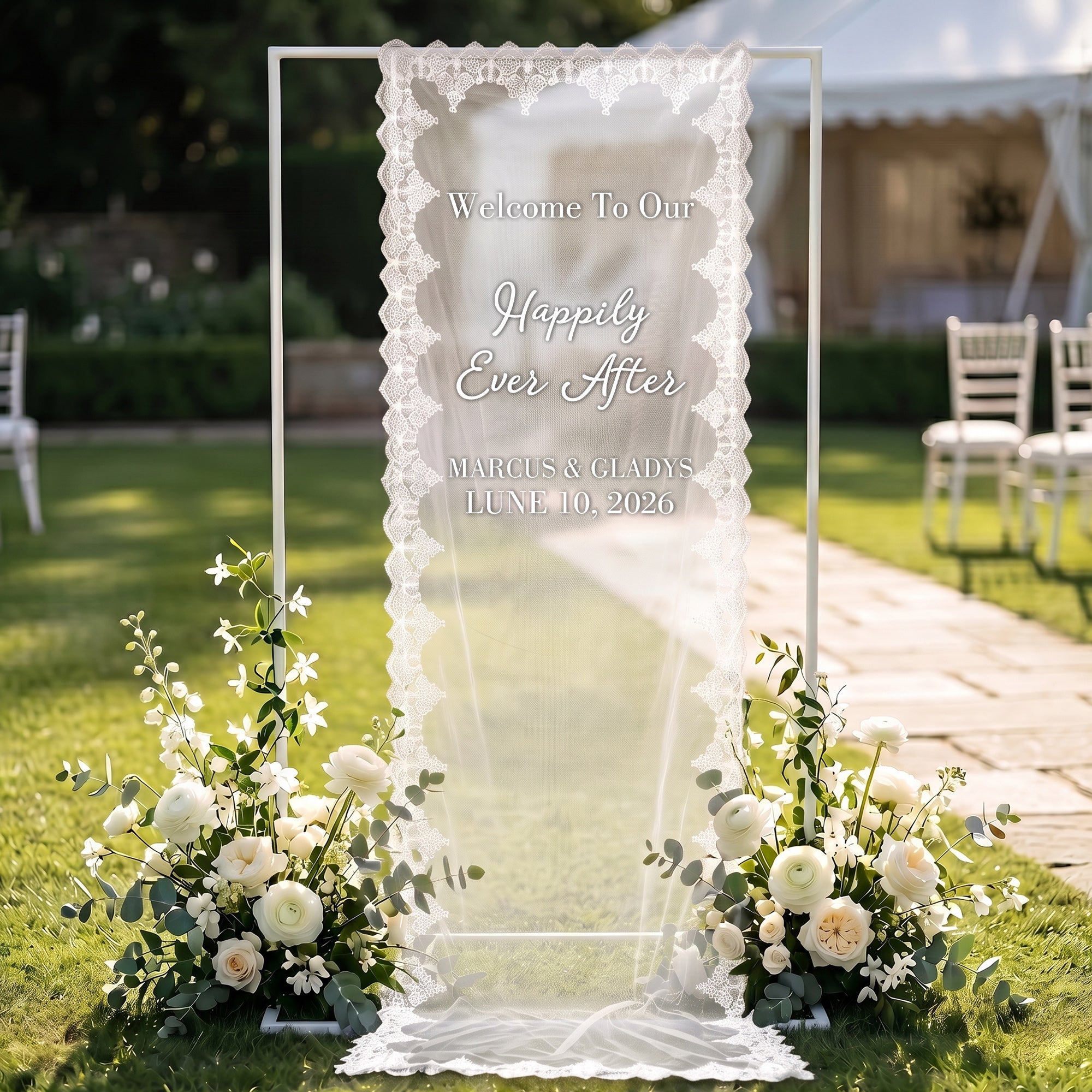 wedding sign