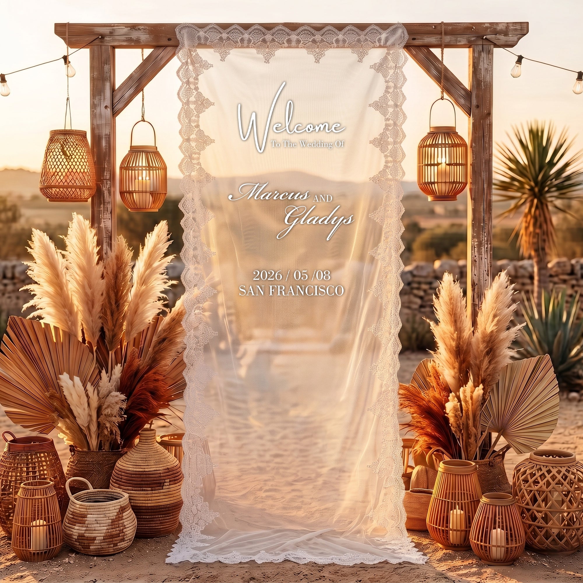 wedding sign