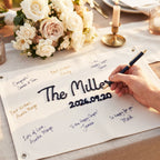 Custom Wedding Sign-In Banner