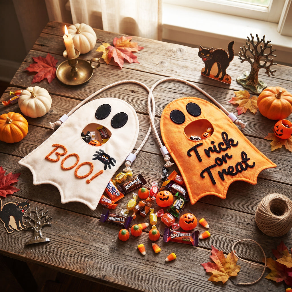 Custom Ghost Trick or Treat Bag