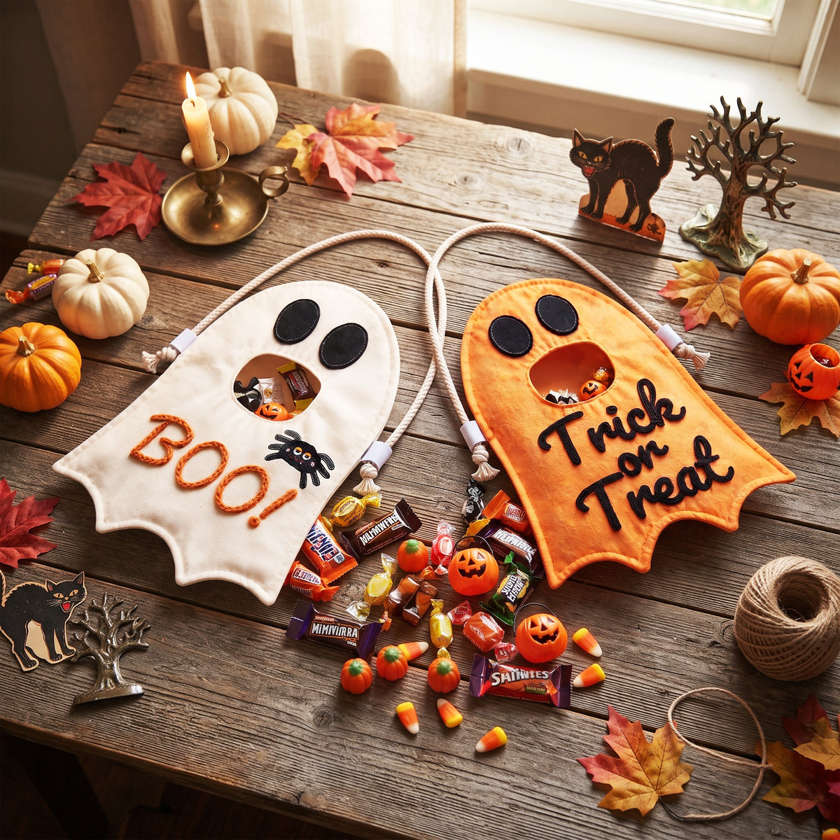 Custom Ghost Trick or Treat Bag