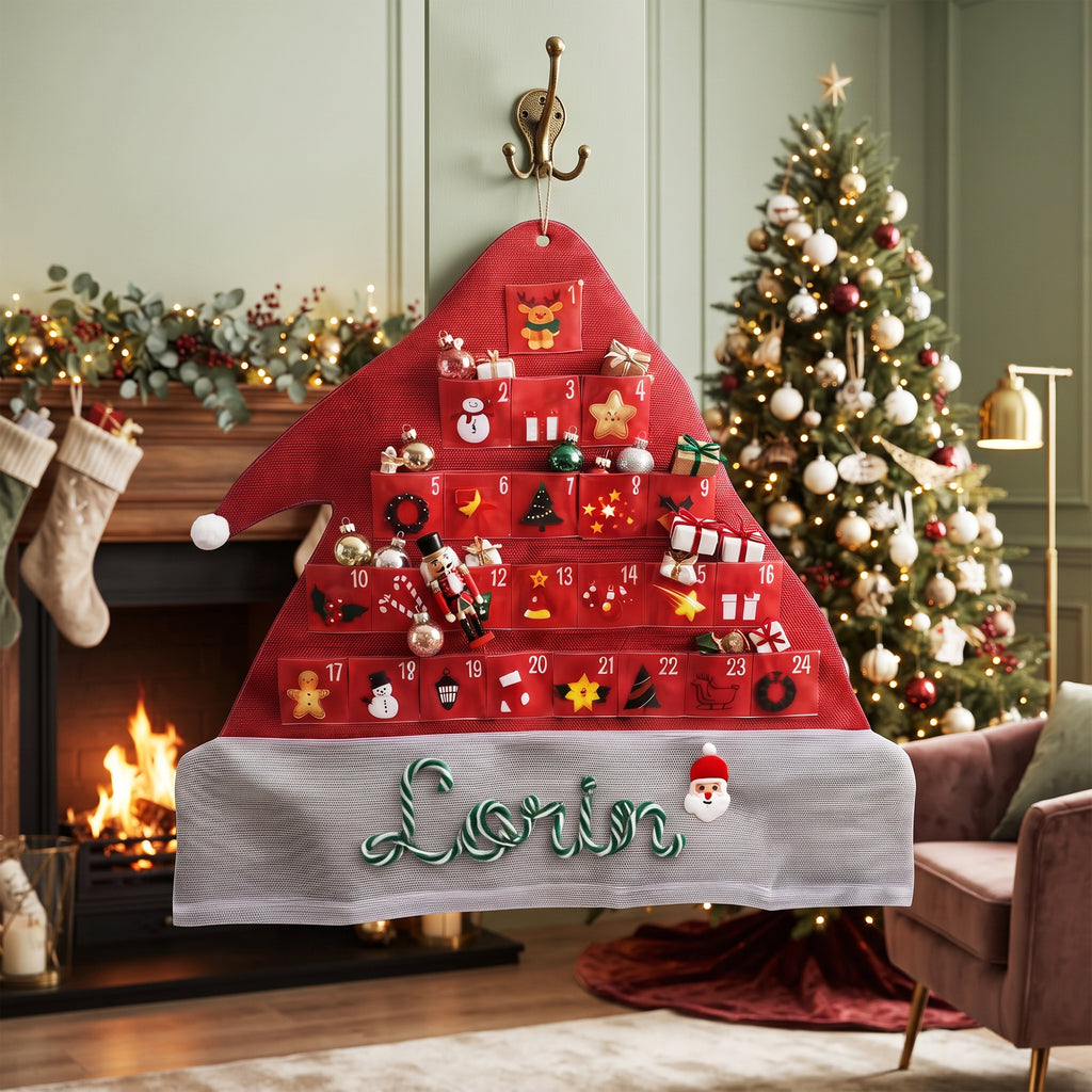 Personalized Fabric Advent Calendar with Pockets