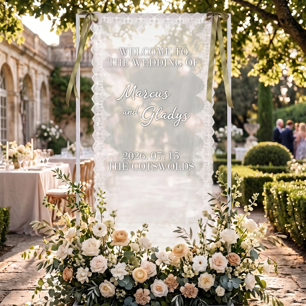 wedding sign