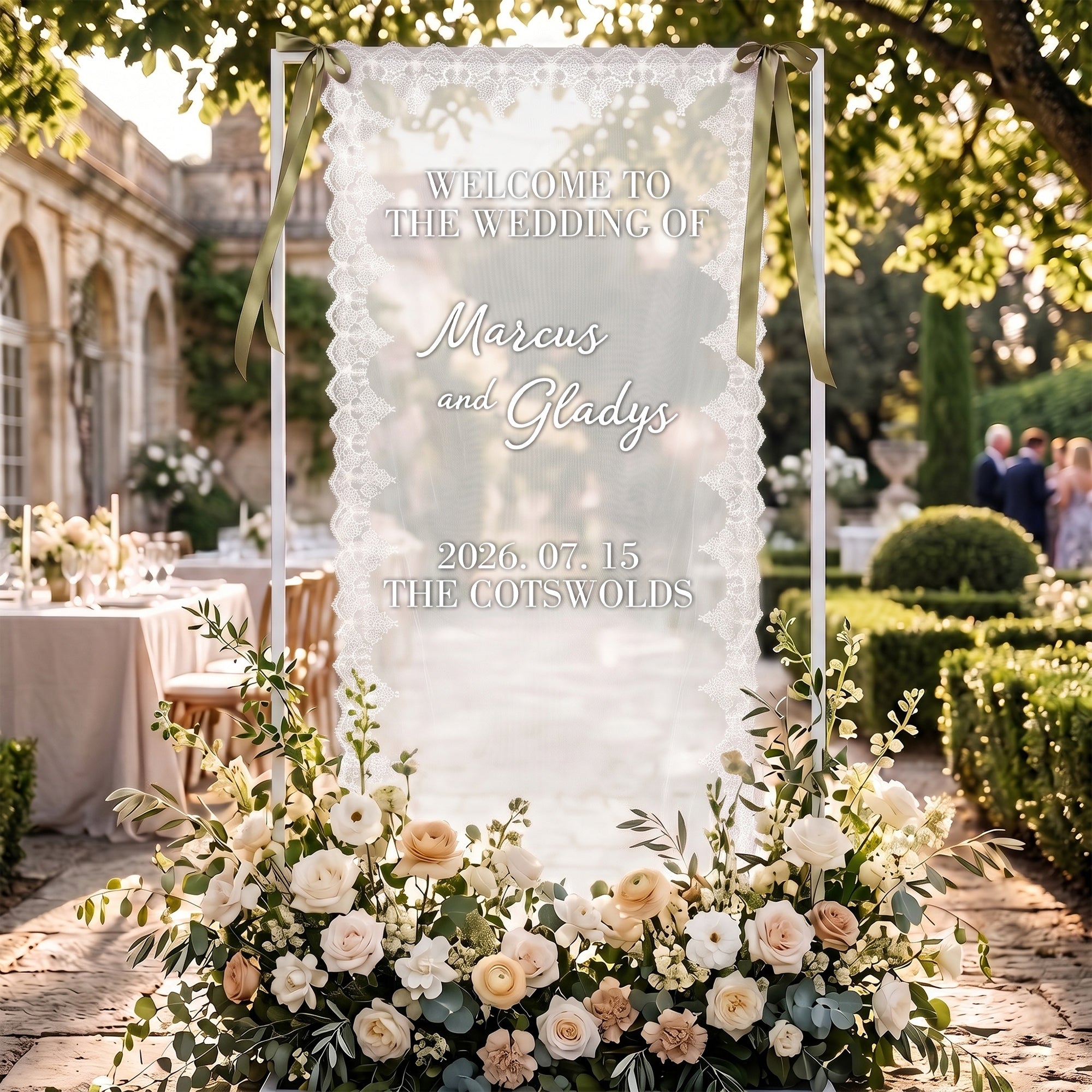 wedding sign