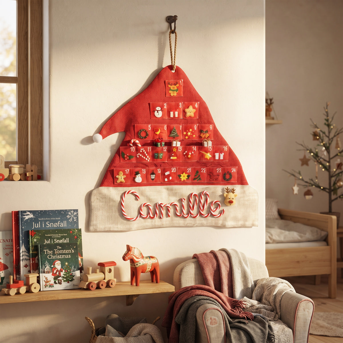 Personalized Advent Calendar with Yarn Name