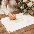 Custom Wedding Sign-In Banner