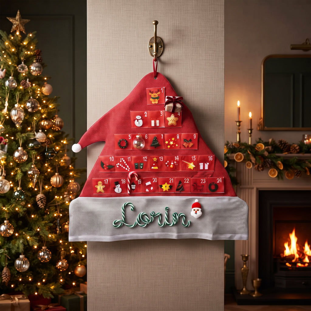 Personalized Fabric Advent Calendar with Pockets