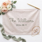 Yarn Name Guest Book with Wedding Date