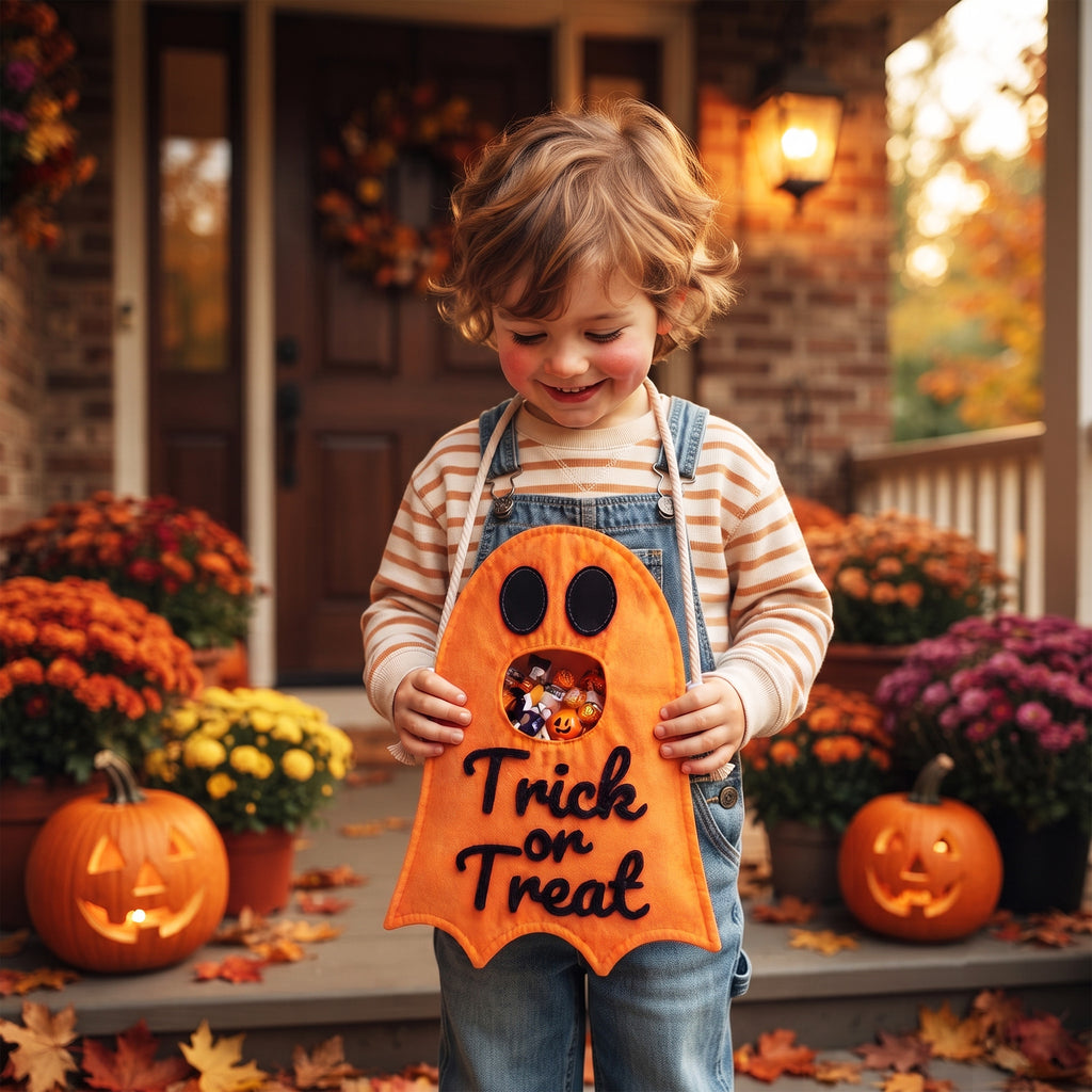 Custom Ghost Trick or Treat Bag