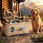 Personalized Dog Toy Basket