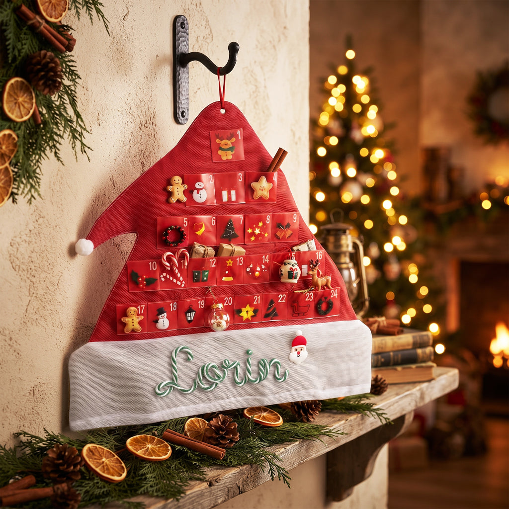 Personalized Fabric Advent Calendar with Pockets