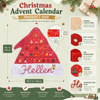 Personalized Santa Hat Advent Calendar