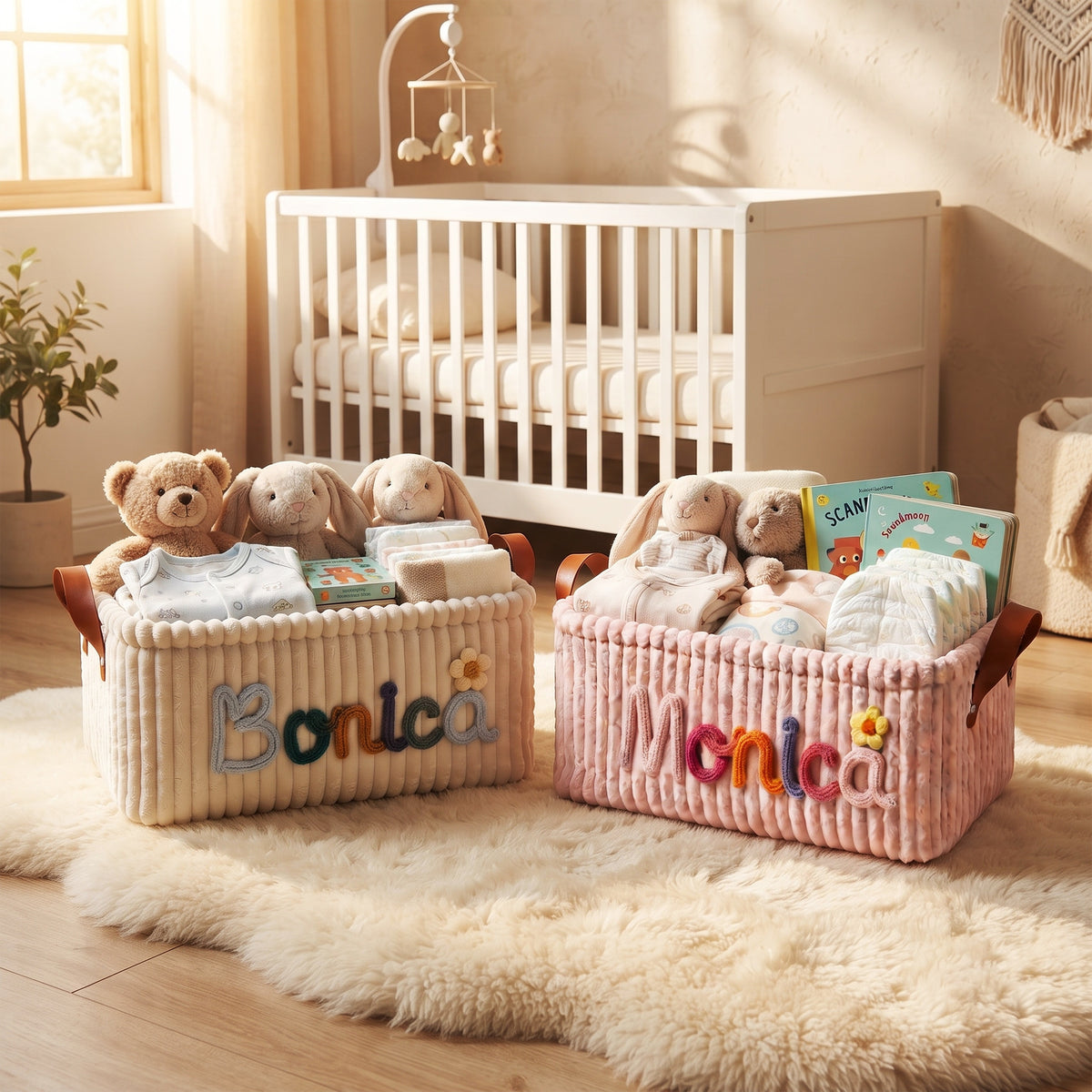 Personalized Dog Toy Basket