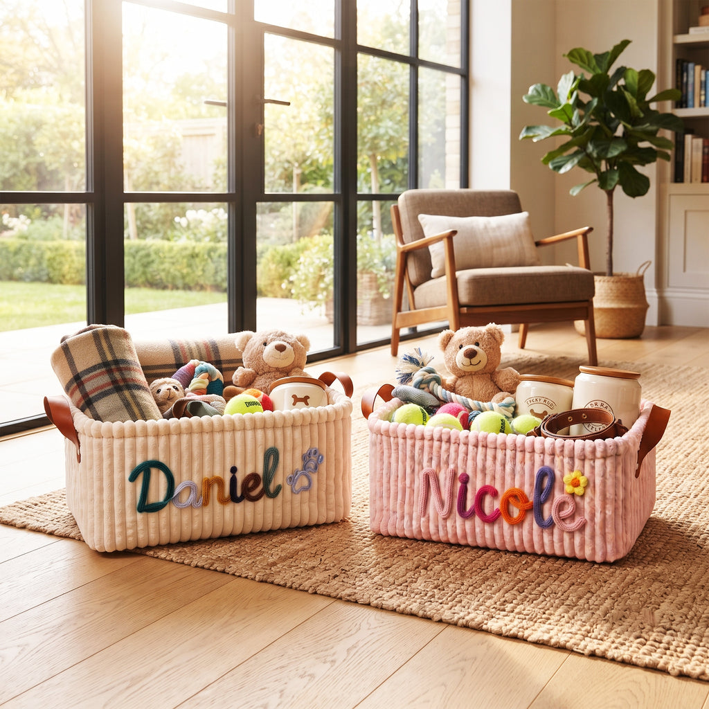Custom Pet Toy Storage Basket