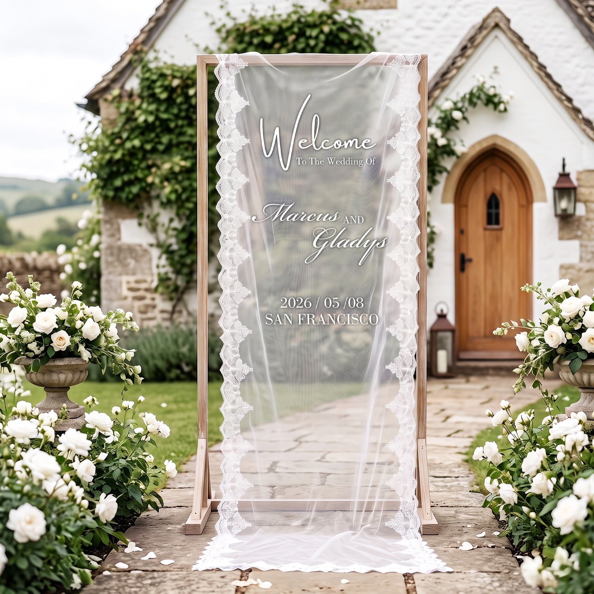 wedding sign