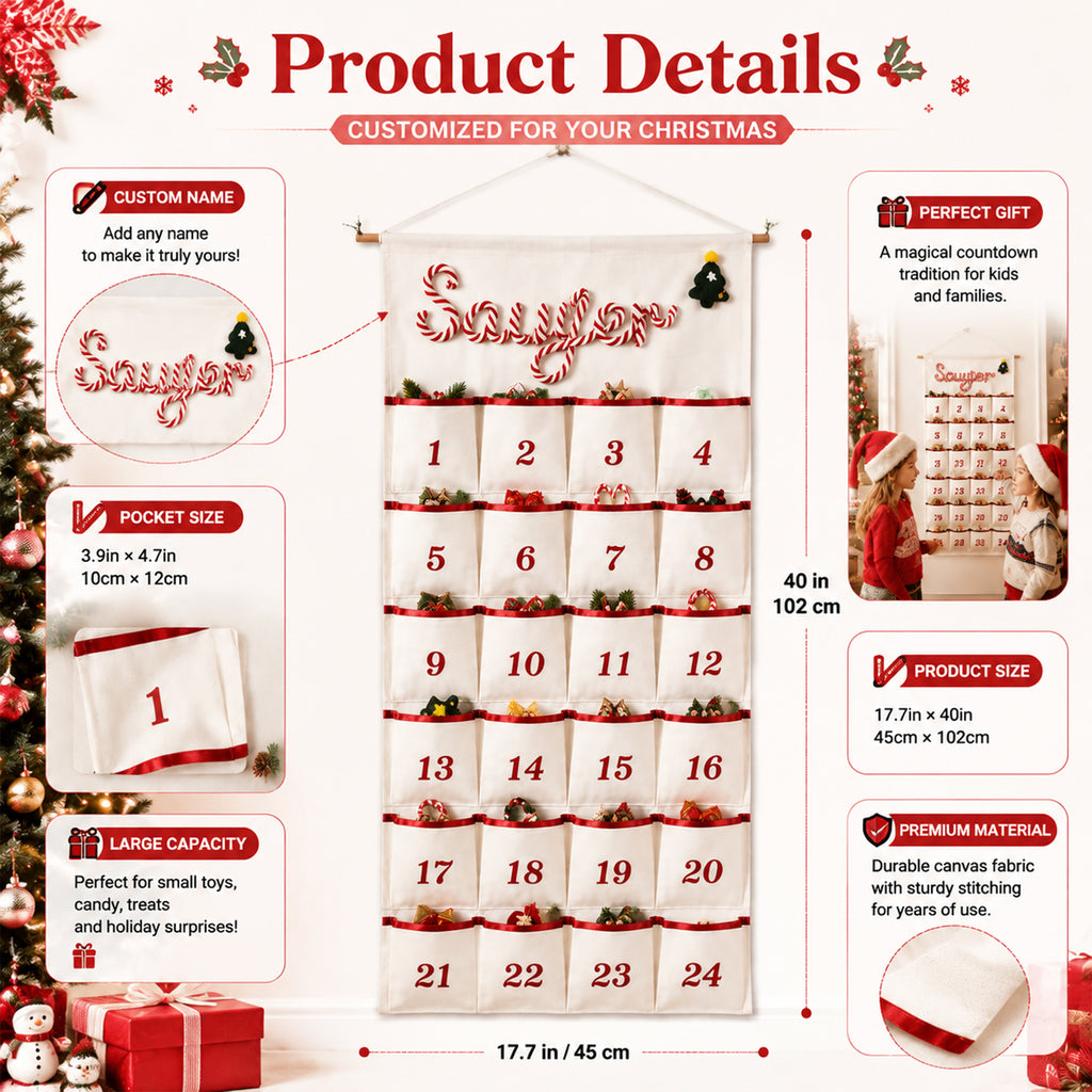 Reusable Christmas Advent Calendar