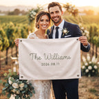 Yarn Name Guest Book with Wedding Date