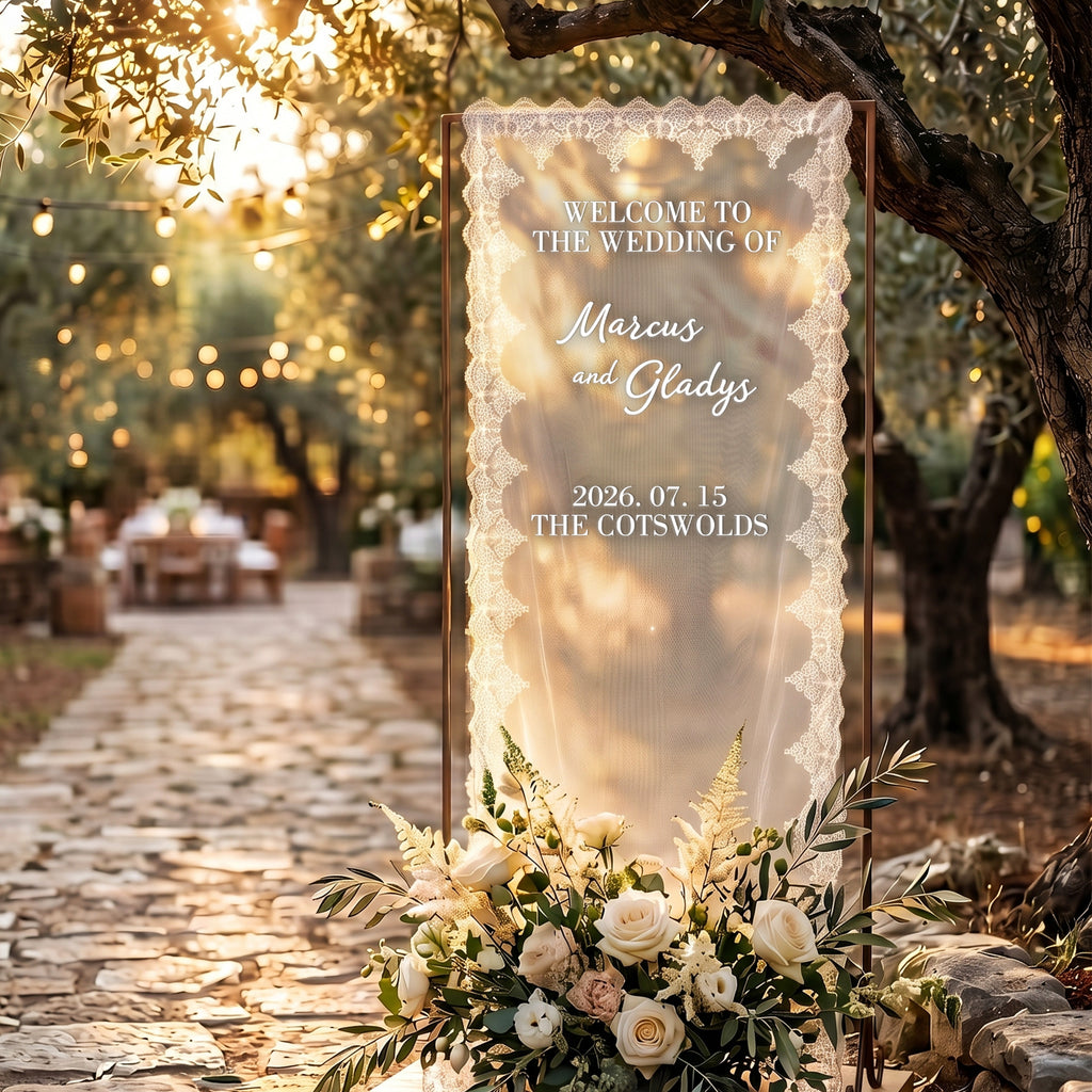 wedding sign