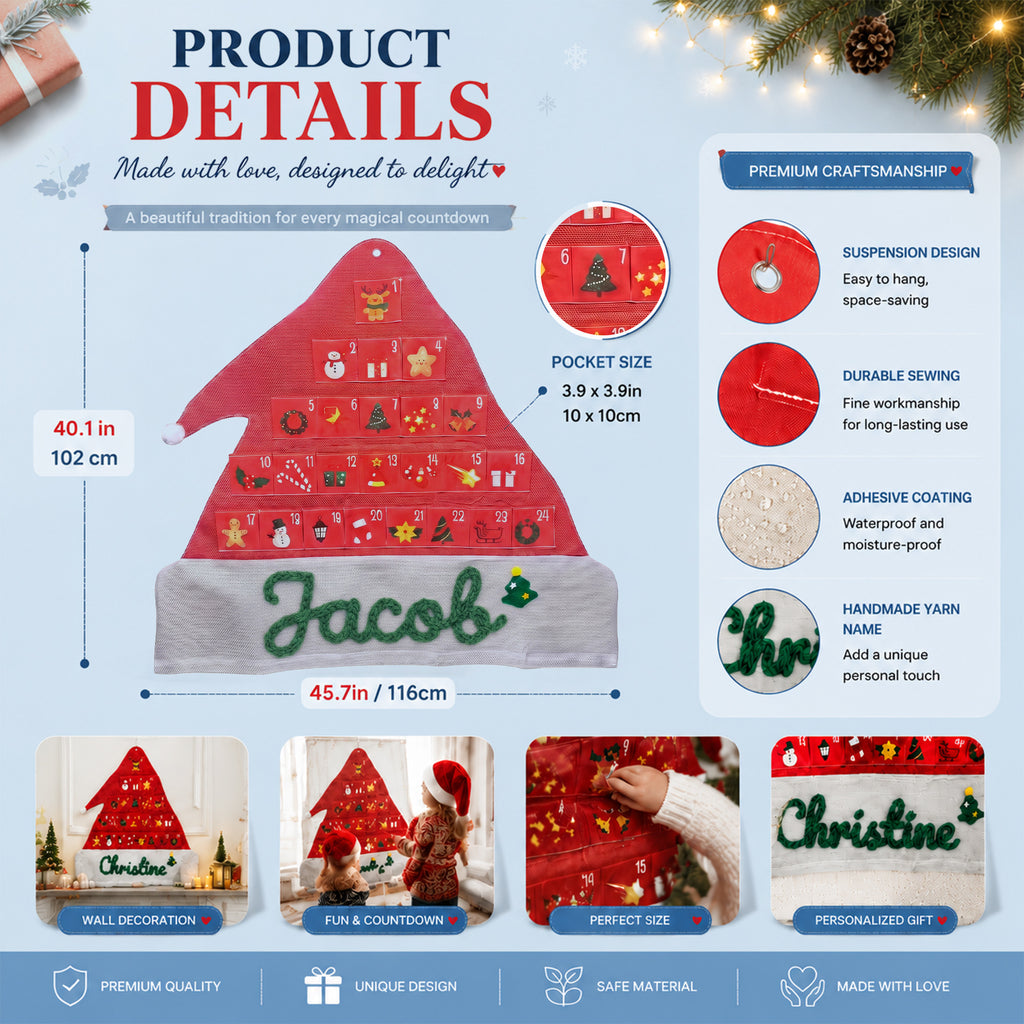Personalized Advent Calendar with Yarn Name