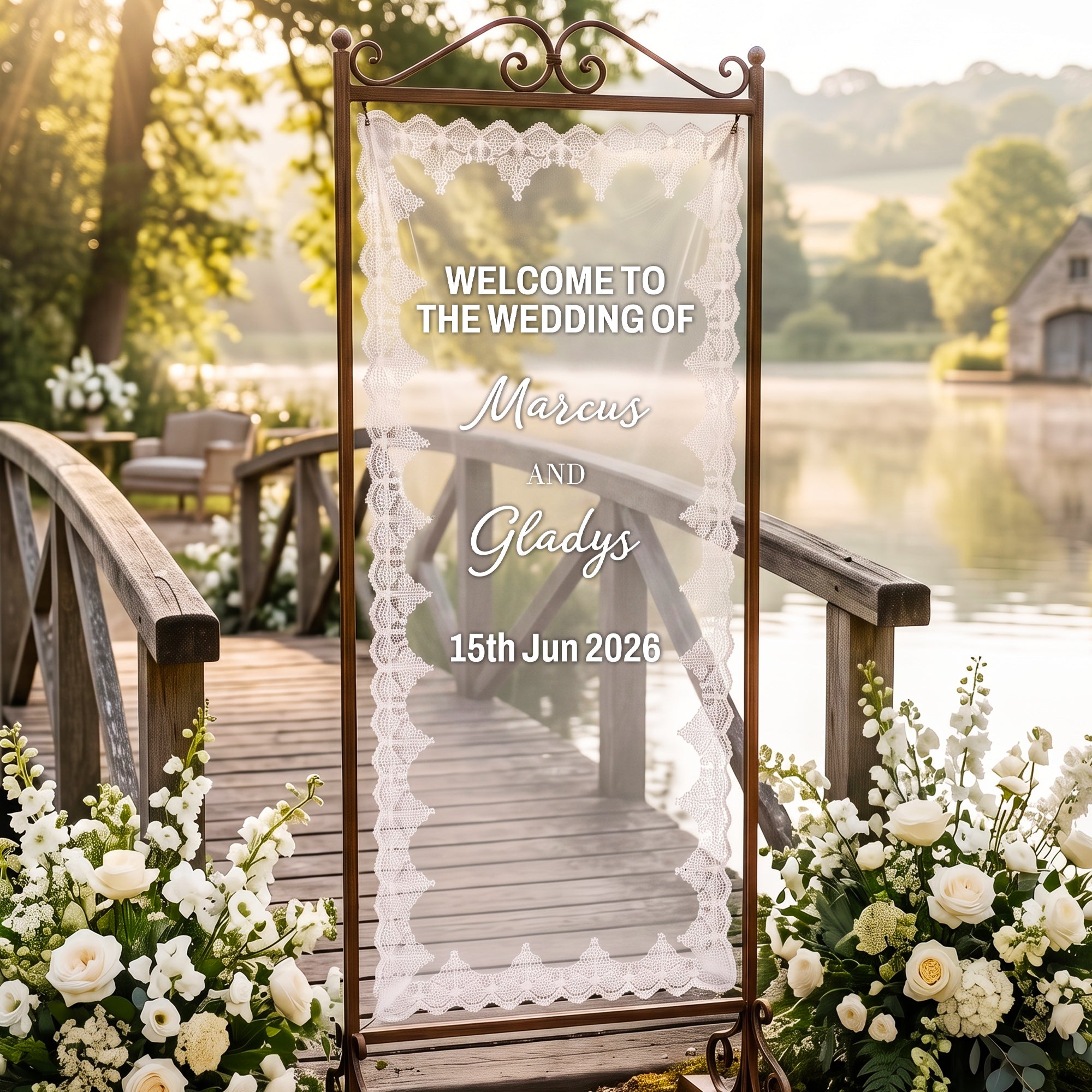 wedding sign