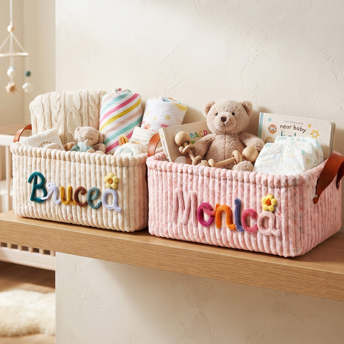 Personalized Dog Toy Basket