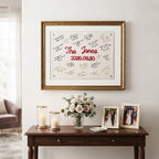 Custom Wedding Sign-In Banner