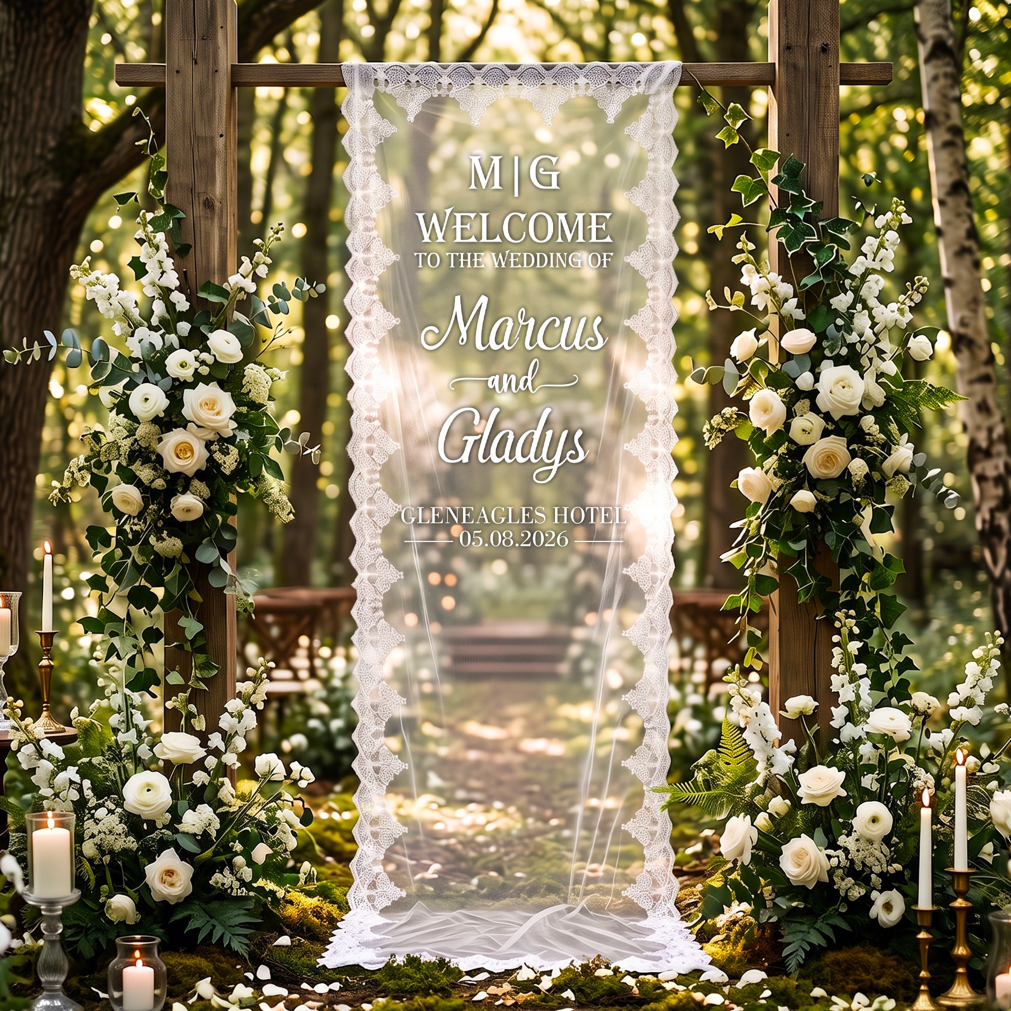wedding sign