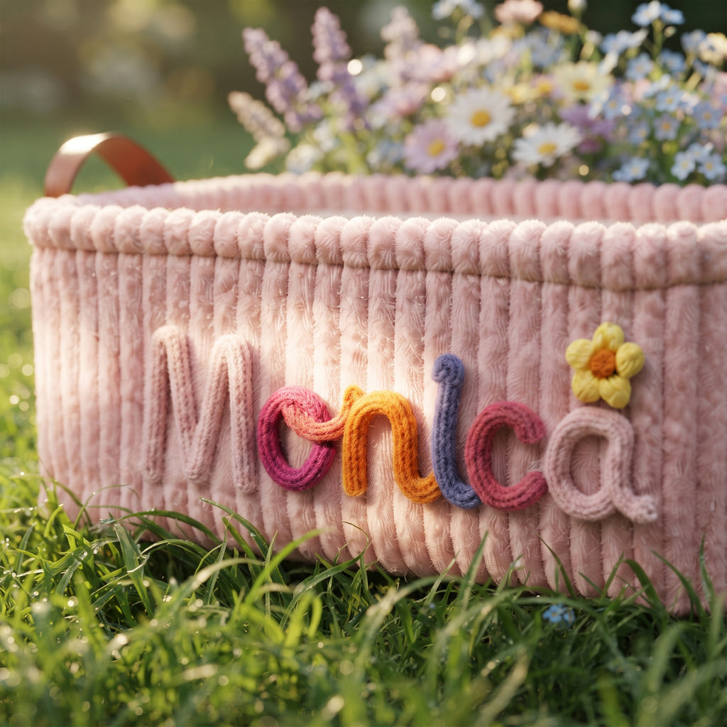 Personalized Dog Toy Basket