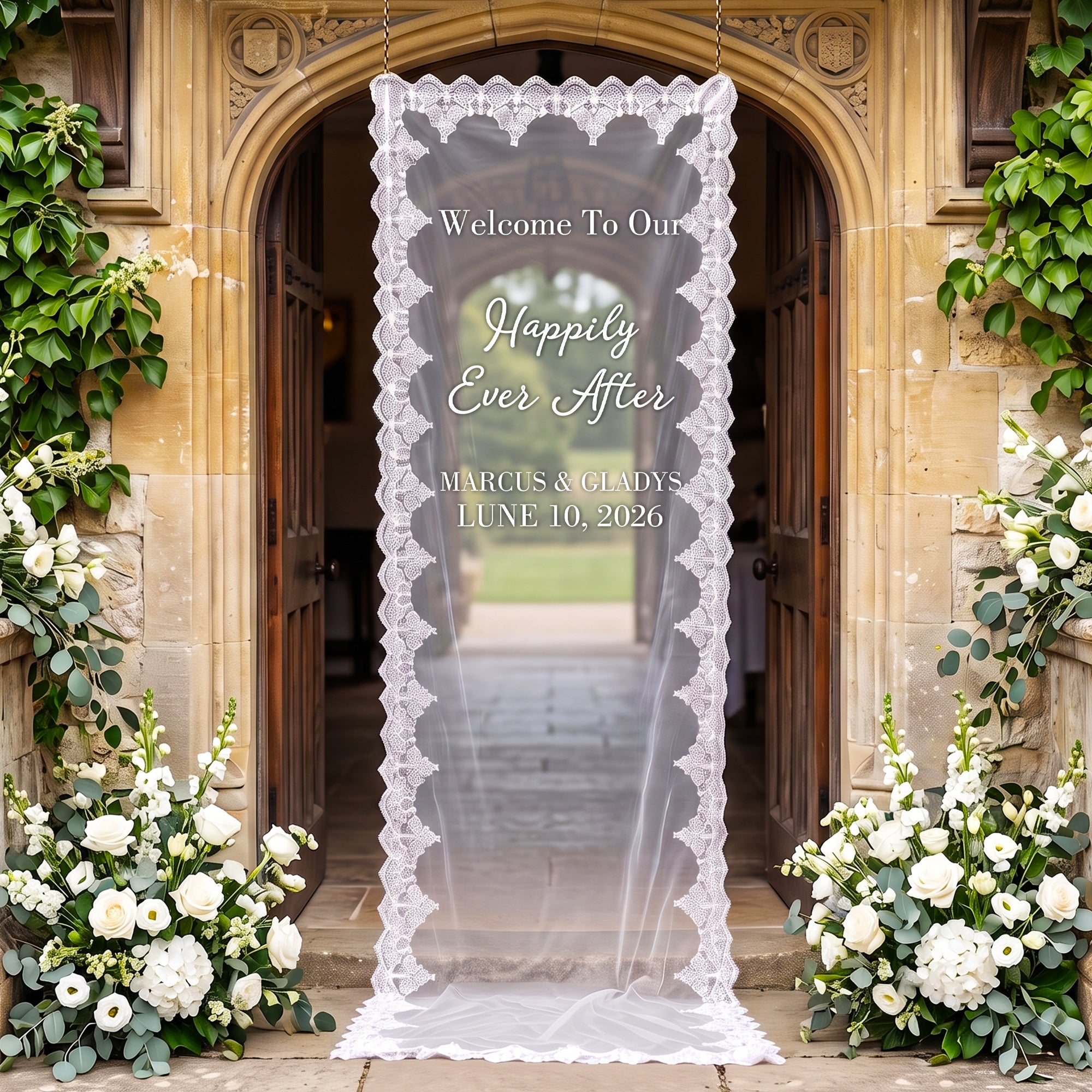 wedding sign