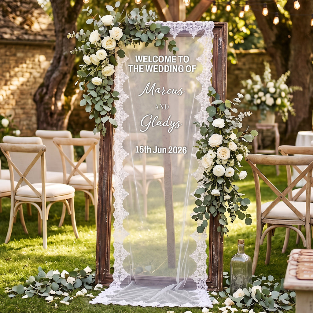 wedding sign