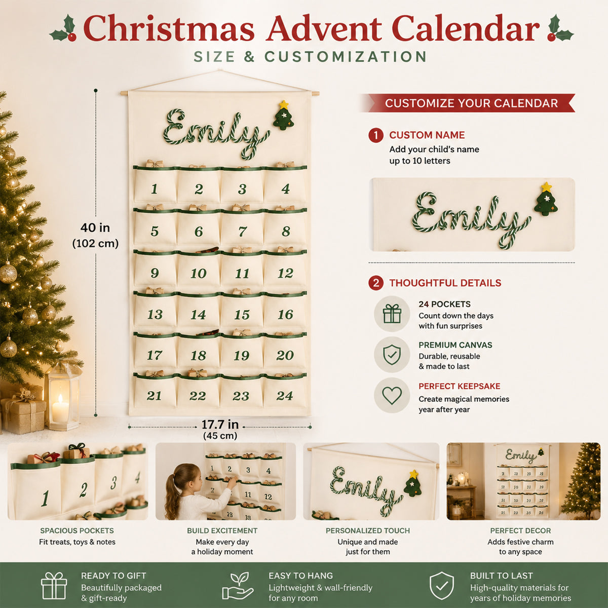 Custom Family Advent Calendar