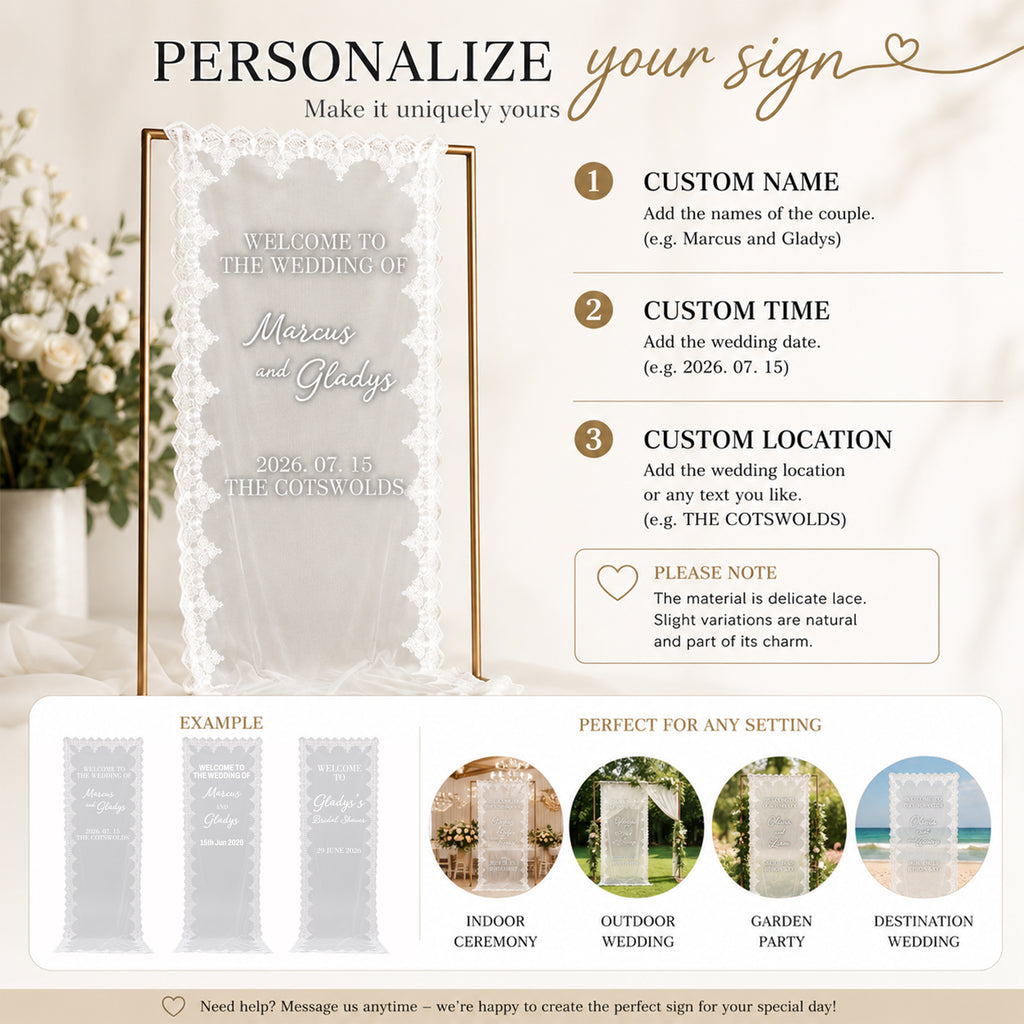 wedding sign