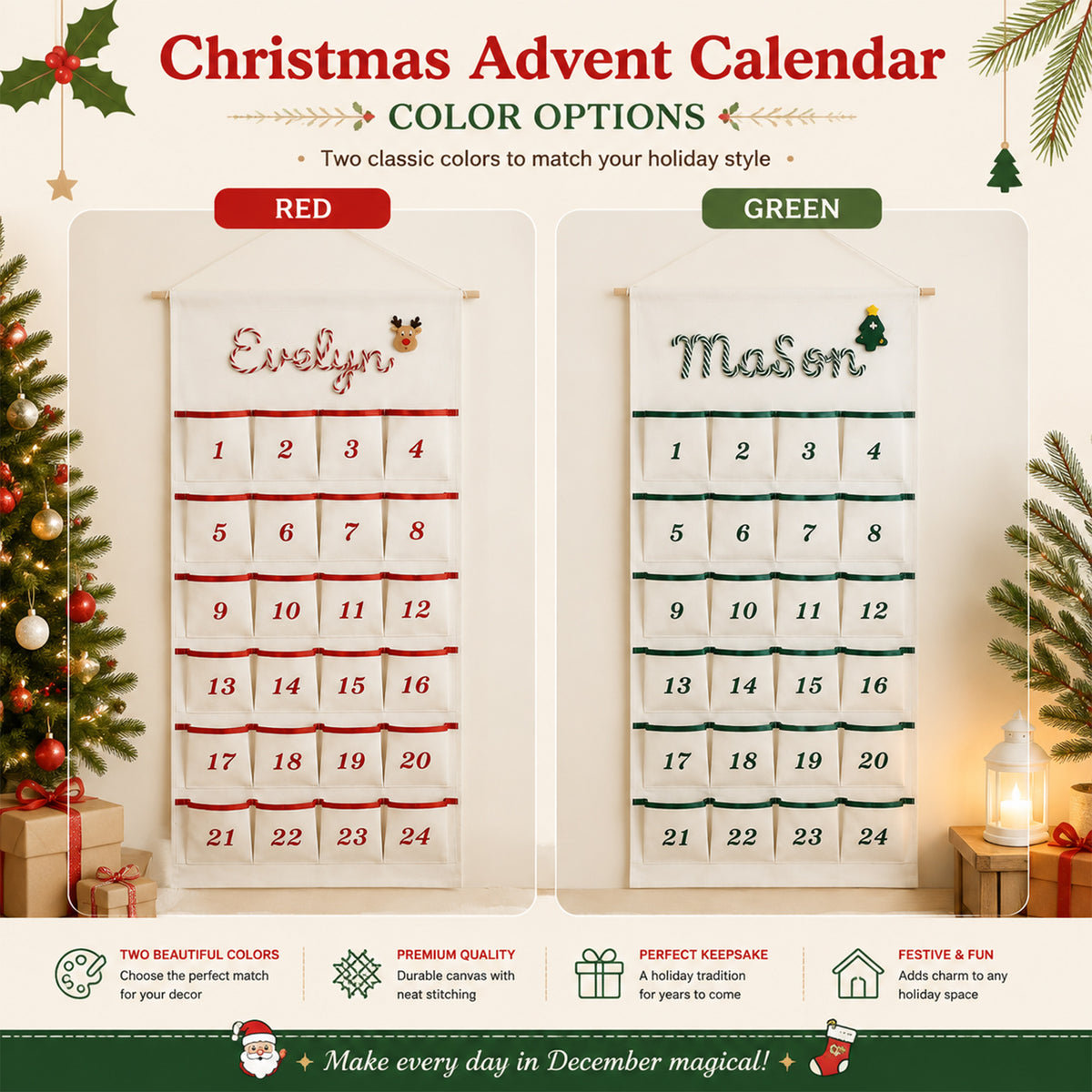 Custom Family Advent Calendar