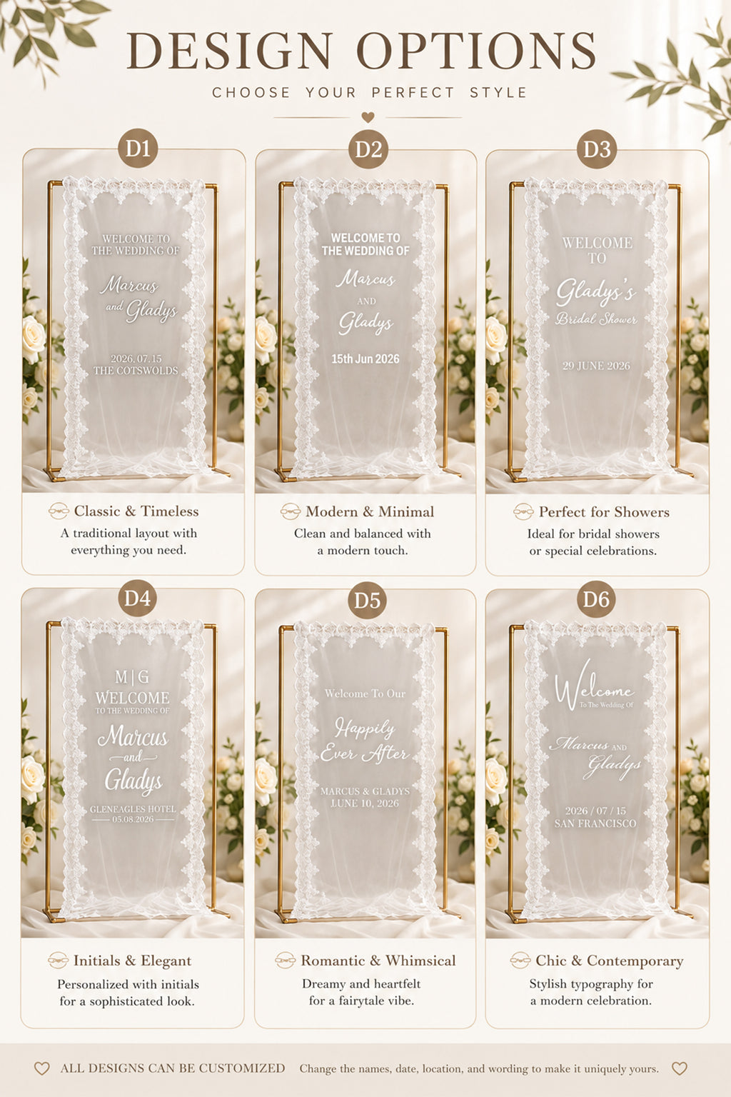 wedding sign