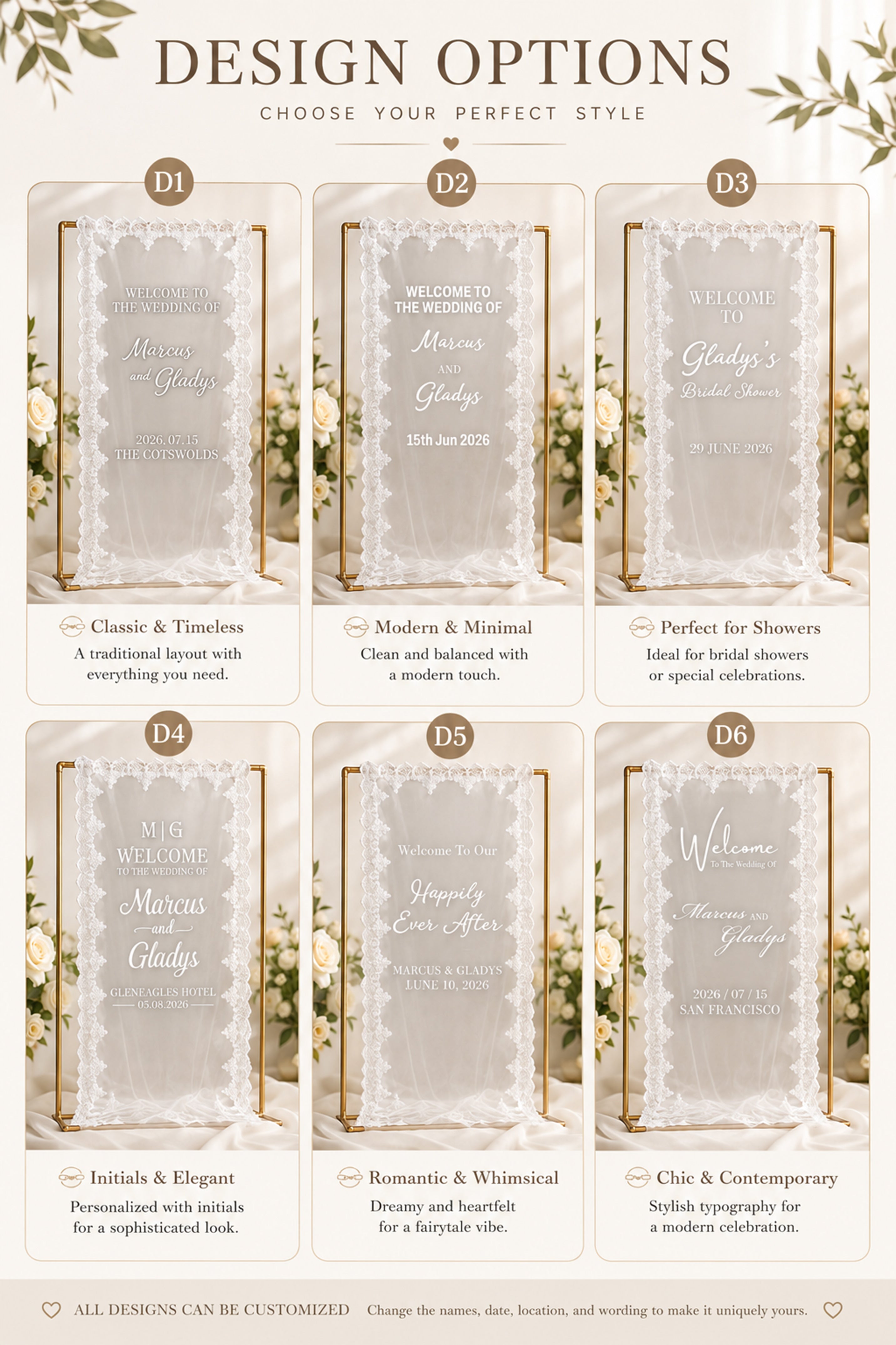 wedding sign