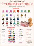 Personalized Dog Toy Basket