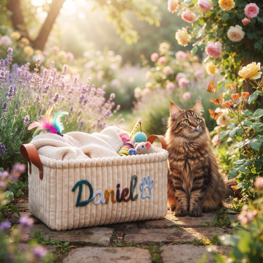Custom Pet Toy Storage Basket