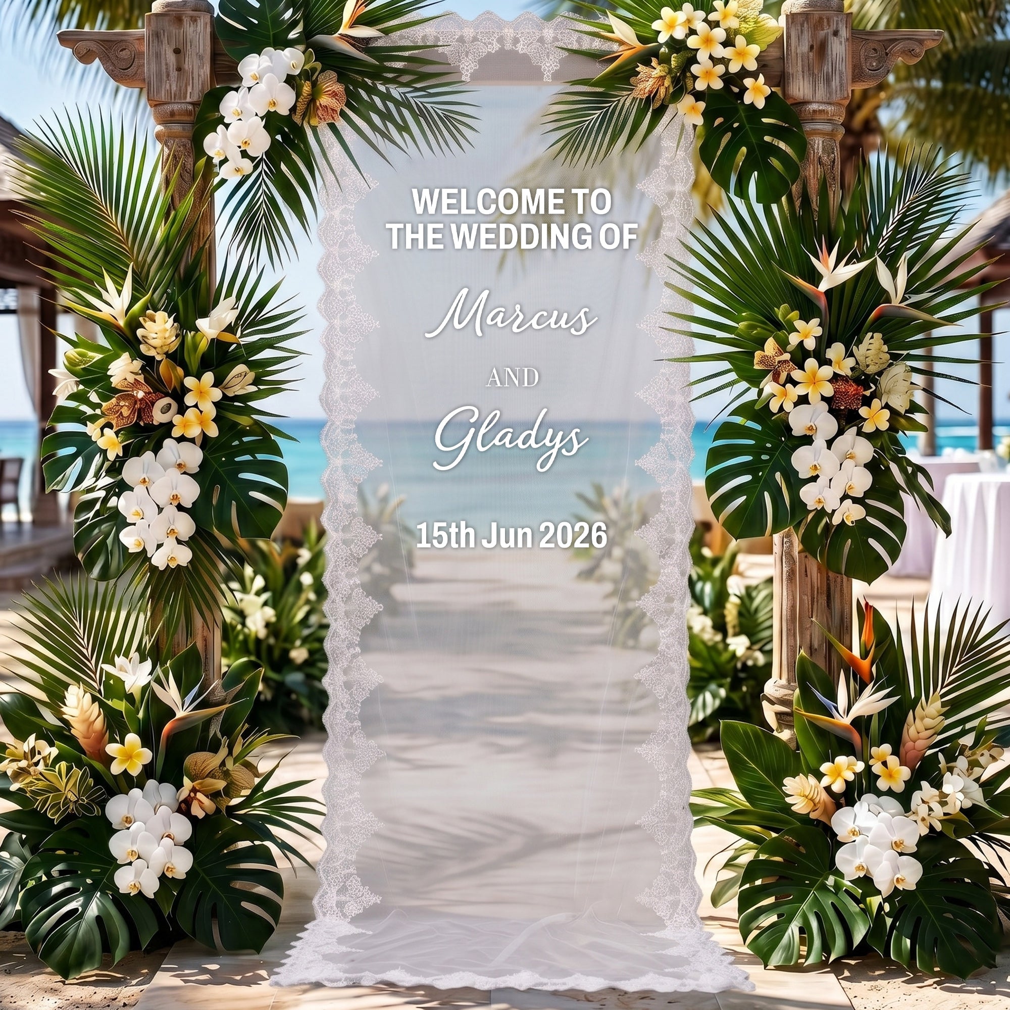 wedding sign