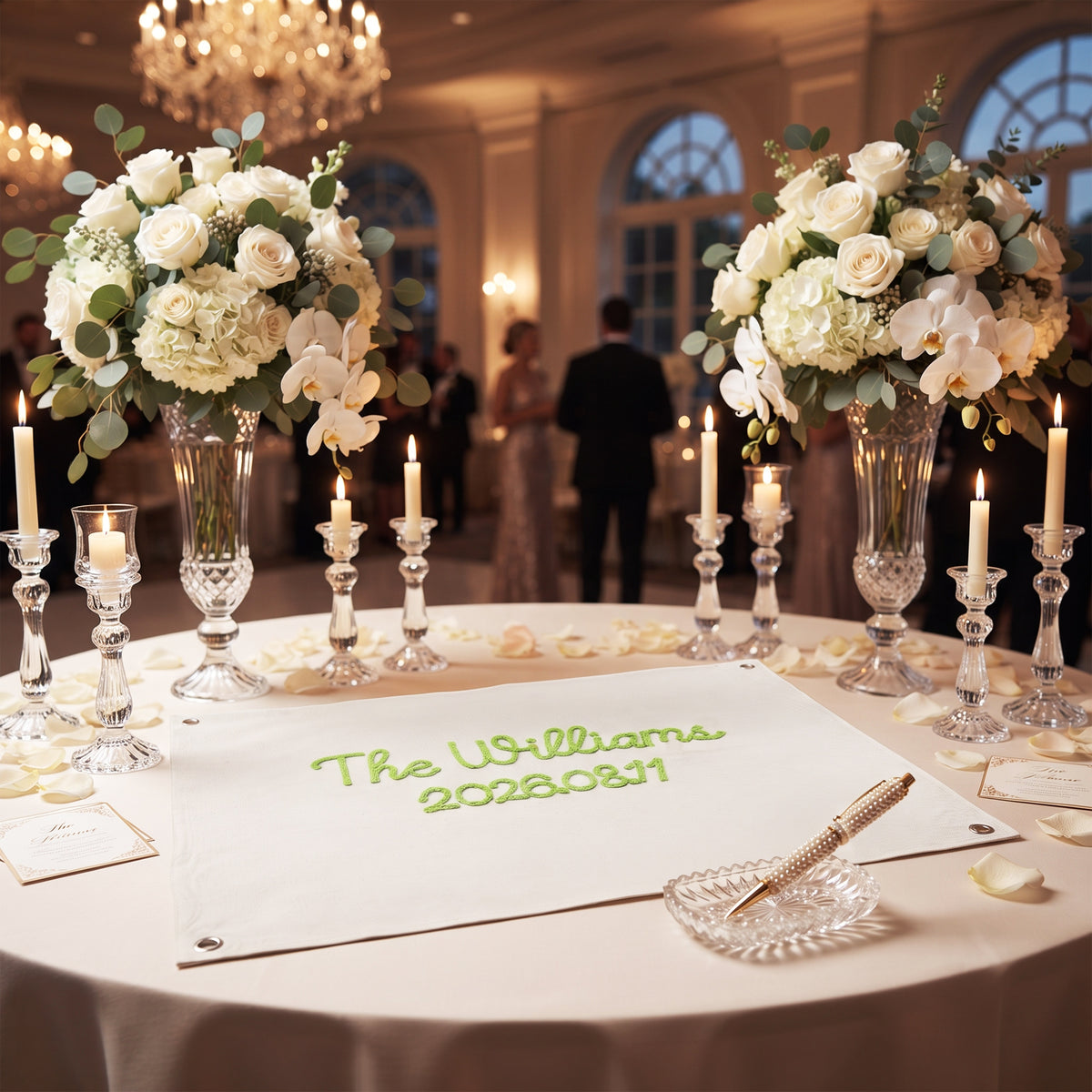 Custom Wedding Sign-In Banner
