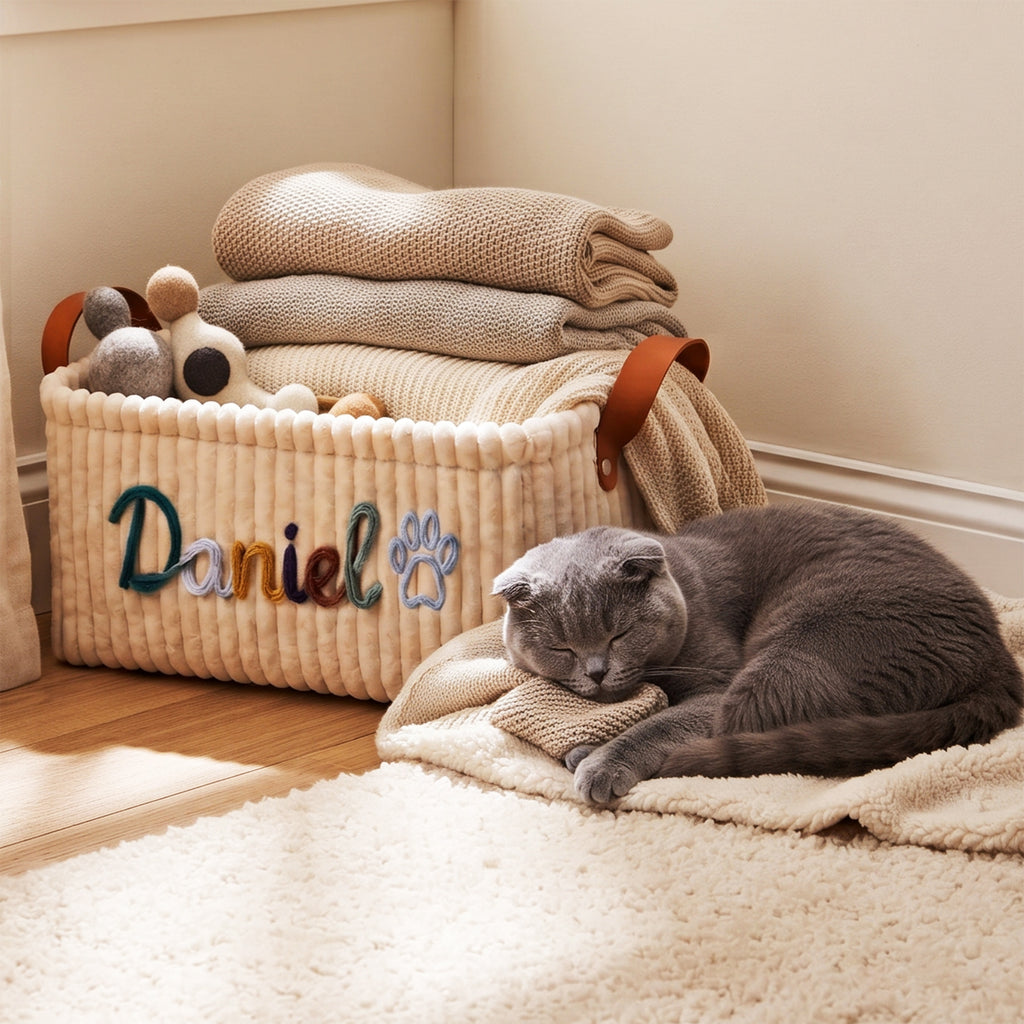 Custom Pet Toy Storage Basket