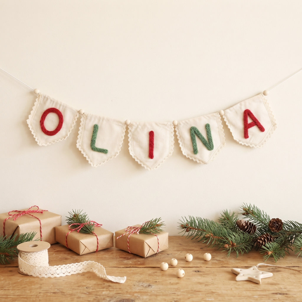 Christmas Name Banner