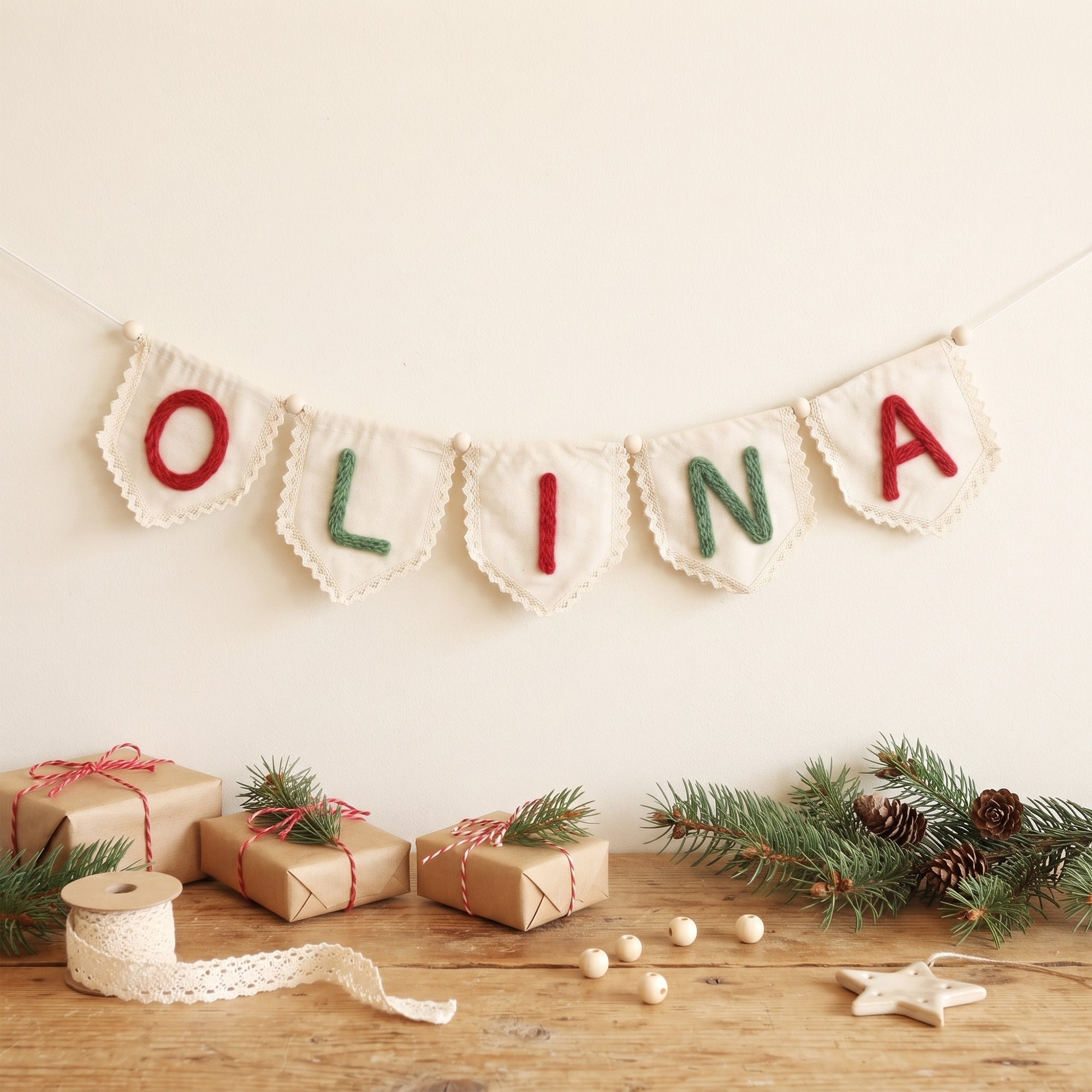 Christmas Name Banner
