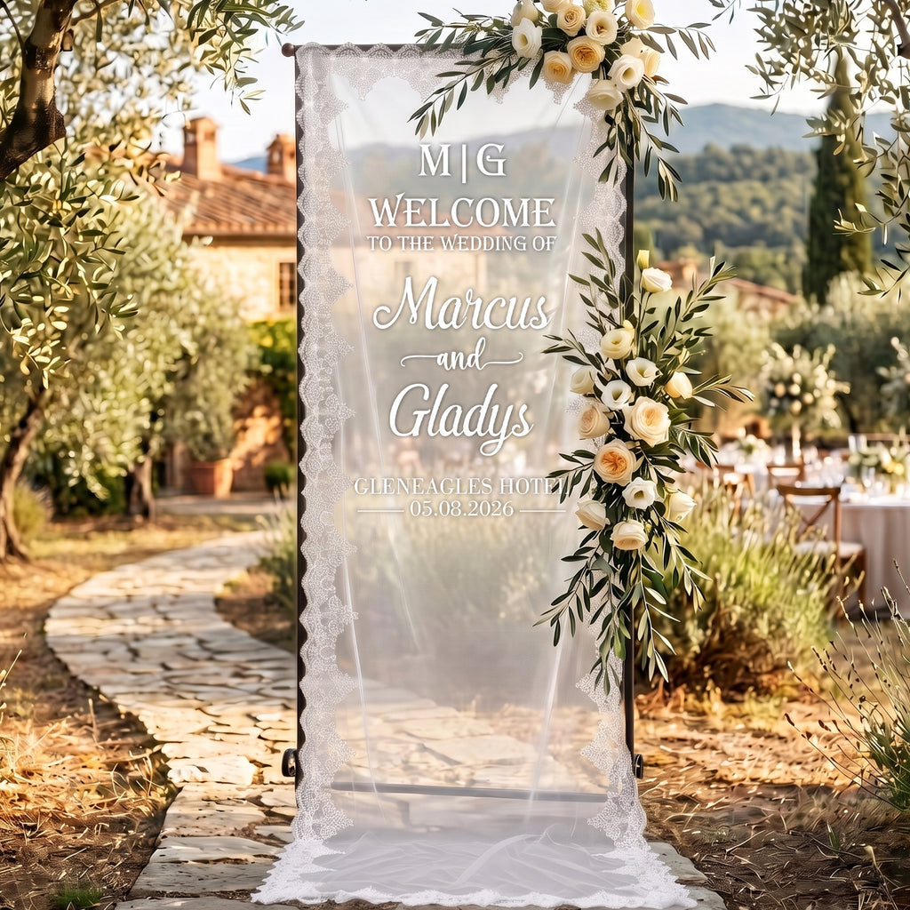 wedding sign