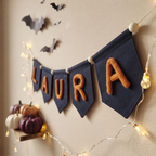 Halloween Black Name Banner