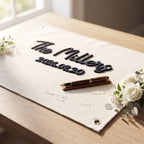 Custom Wedding Sign-In Banner