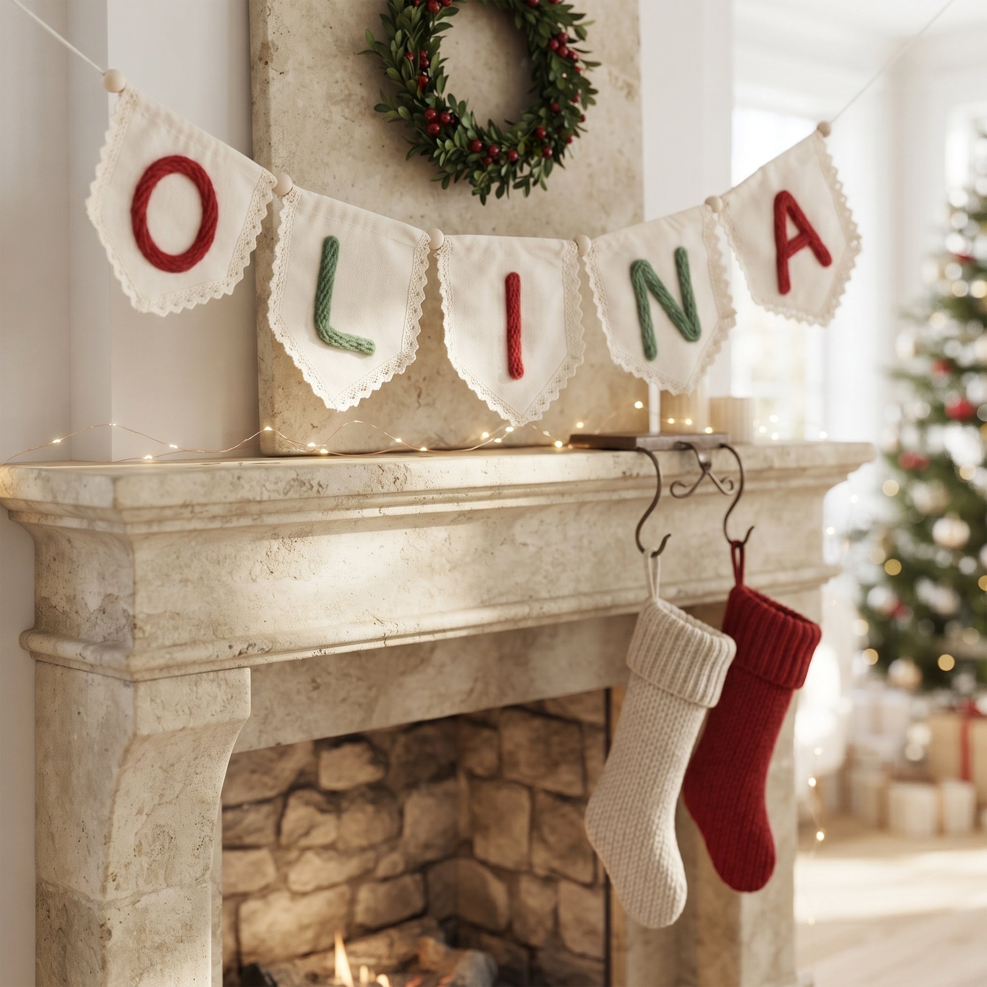 Christmas Name Banner